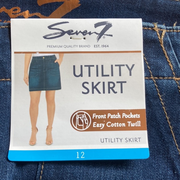 Jean Skirt Seven7 - Picture 10 of 10